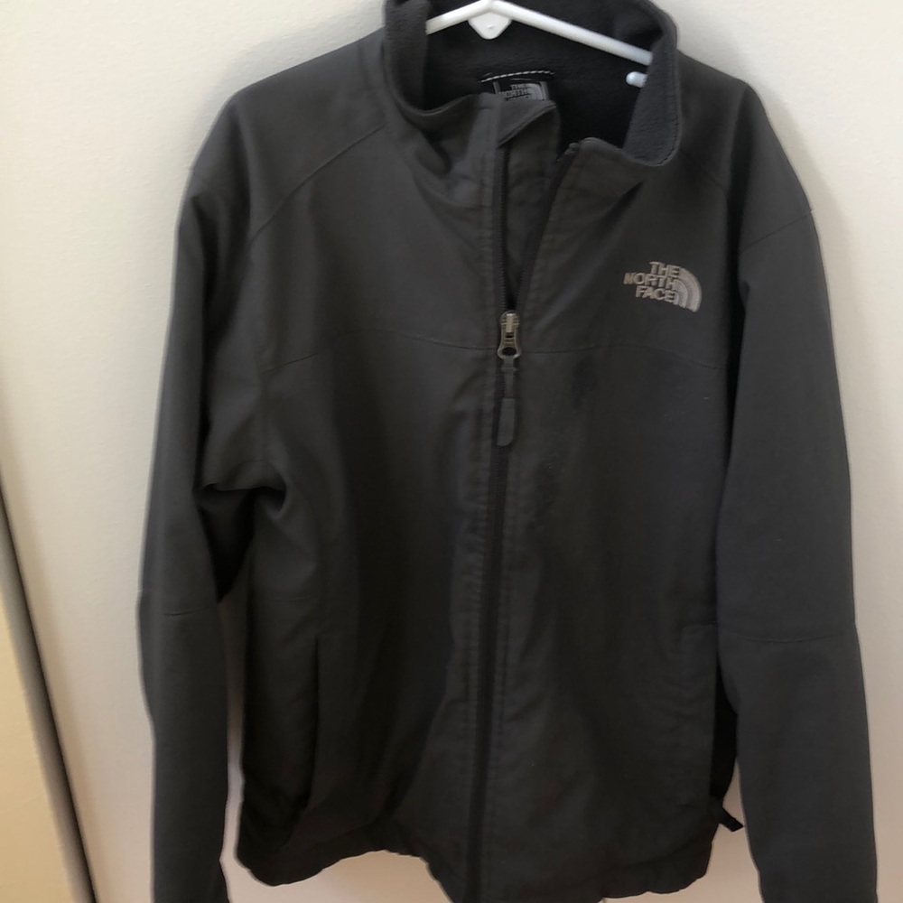 Light/mid weight Grey. North Face Jacket. Boys 10